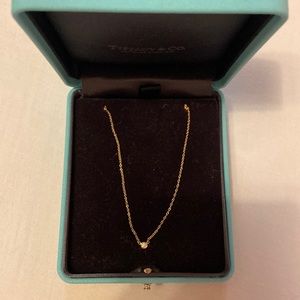 Gold tiffany & co necklace